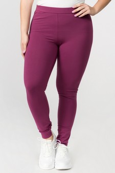 Women's Basic Pima Cotton High Rise Leggings