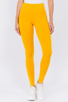 Women's Basic Pima Cotton High Rise Leggings