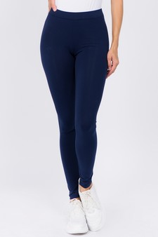 Women's Basic Pima Cotton High Rise Leggings