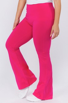 Women's High Rise Cotton Flare Leggings