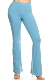 Women's High Rise Cotton Flare Leggings