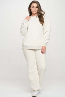 Women's Cozy Fleece Sweatpants style 4