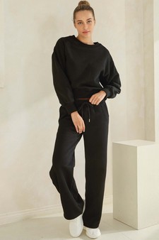 Women's Cozy Fleece Sweatpants style 5