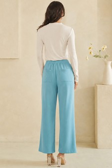 ETA 06/12/26 - Everyday Relaxed French Terry Wide-Leg Pants (XL only) style 2