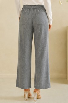ETA 06/11/26 - Everyday Relaxed French Terry Wide-Leg Pants style 2