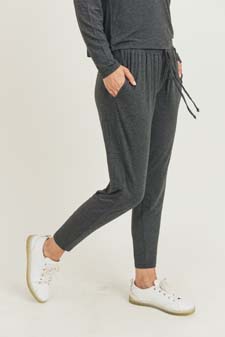 Women's High Rise Drawstring Joggers style 3