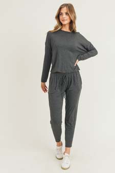Women's High Rise Drawstring Joggers style 6