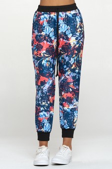 Women’s Floral Illusion Loungewear Joggers