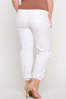 Women's Effortless Chic High-Waist Jogger Pants style 2