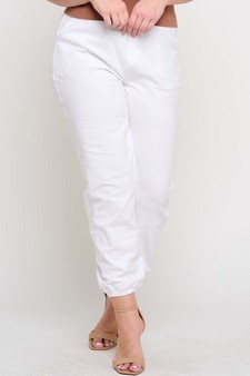 Women's Effortless Chic High-Waist Jogger Pants style 4