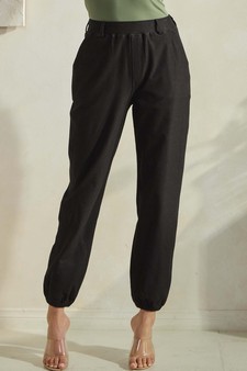 Women's Effortless Chic High-Waist Jogger Pants style 4