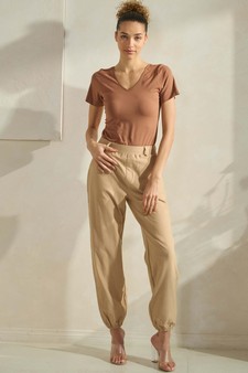 ETA 06/20/25 - Women's Effortless Chic High-Waist Jogger Pants style 5