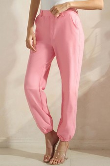 Women's Effortless Chic High-Waist Jogger Pants style 3