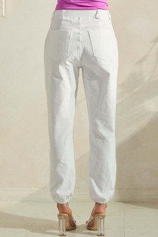 Women's Effortless Chic High-Waist Jogger Pants style 2