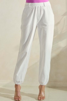 Women's Effortless Chic High-Waist Jogger Pants style 4