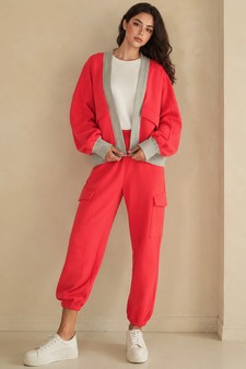 ETA 06/26/25 - Relaxed Soft Cotton Cargo Jogger Pants style 5