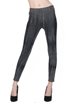 DISTRESSED JEGGING