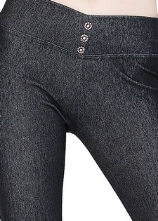 DECORATIVE BUTTON DETAIL JEGGING style 2
