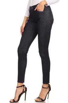 Women's 5 Pocket Soft Knit Skinny Jegging style 3