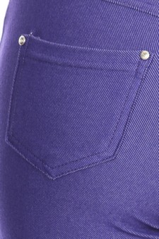 Women's Cotton-Blend 5-Pocket Skinny Jeggings style 5