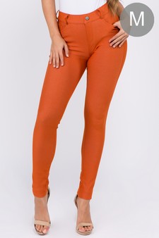 Women's Cotton-Blend 5-Pocket Skinny Jeggings (Medium only)