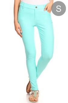 Women's Cotton-Blend 5-Pocket Skinny Jeggings (Small only)