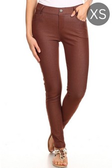 Women's Cotton-Blend 5-Pocket Skinny Jeggings (XS only)