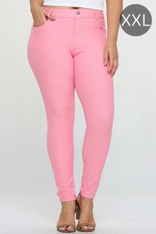 Women's Cotton-Blend 5-Pocket Skinny Jeggings (XXL only)