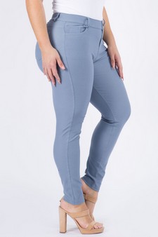 ETA 06/12/26 - Women's Cotton-Blend 5-Pocket Skinny Jeggings - (XXL only) style 2