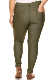 ETA 12/11/25 - Women's Cotton-Blend 5-Pocket Skinny Jeggings (XXXL only) style 3