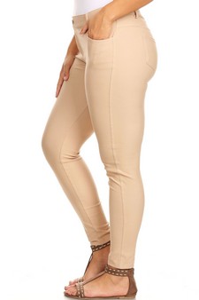 ETA 05/13/25 - Women's Cotton-Blend 5-Pocket Skinny Jeggings (XXXL only) style 2