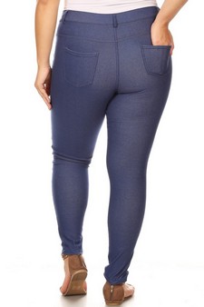 ETA 05/13/25 - Women's Cotton-Blend 5-Pocket Skinny Jeggings style 3