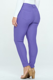 Women's Cotton-Blend 5-Pocket Skinny Jeggings - Plus Size style 3