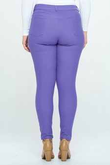 Women's Cotton-Blend 5-Pocket Skinny Jeggings - Plus Size style 4