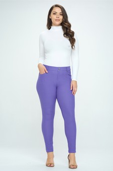 Women's Cotton-Blend 5-Pocket Skinny Jeggings - Plus Size style 5