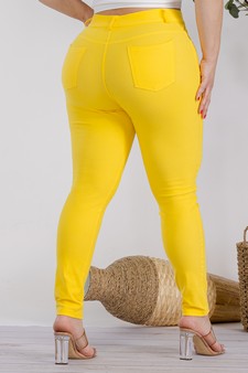 Women's Cotton-Blend 5-Pocket Skinny Jeggings - Plus Size style 3