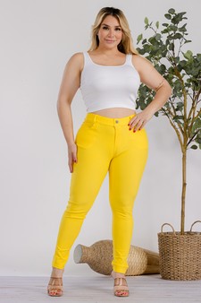 Women's Cotton-Blend 5-Pocket Skinny Jeggings - Plus Size style 5