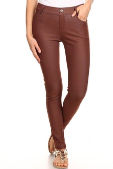 Women's Cotton-Blend 5-Pocket Skinny Jeggings