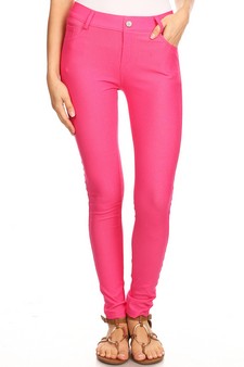 Women's Cotton-Blend 5-Pocket Skinny Jeggings