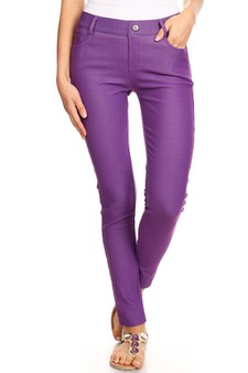 Women's Cotton-Blend 5-Pocket Skinny Jeggings