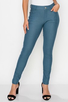 Women's Cotton-Blend 5-Pocket Skinny Jeggings