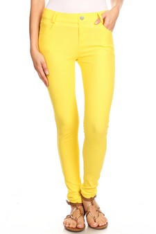 Women's Cotton-Blend 5-Pocket Skinny Jeggings