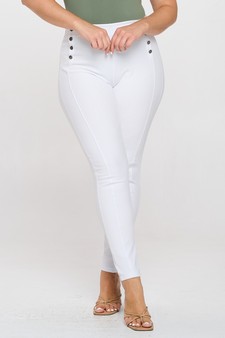 Women's High-Waisted Straight Leg Sailor Pant - Plus Size