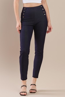 Women's High-Waisted Straight Leg Sailor Pant