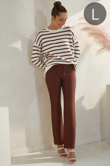 Women's Classic Solid Straight Leg Jeggings (Large Only)