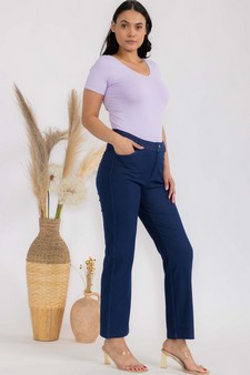Women's Classic Solid Straight Leg Jeggings