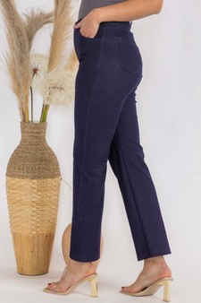 Women's Classic Solid Straight Leg Jeggings style 3