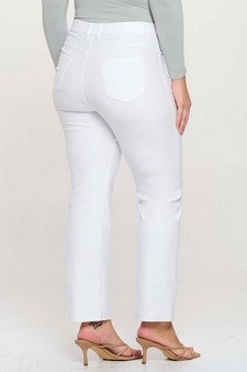 Women's Classic Solid Straight Leg Jeggings style 2