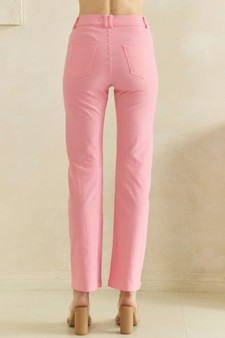 Women's Classic Solid Straight Leg Jeggings style 2