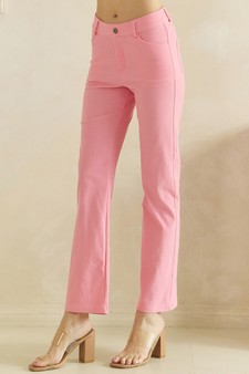 Women's Classic Solid Straight Leg Jeggings style 3
